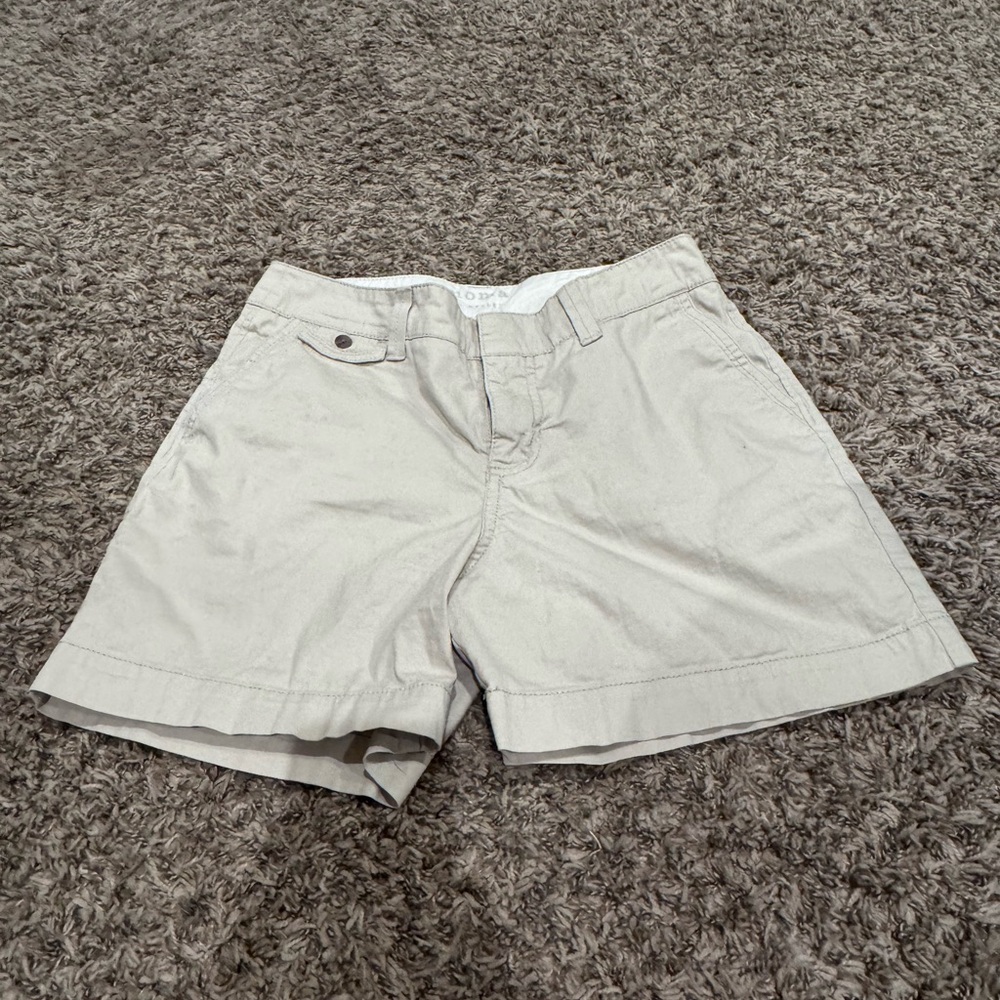 Sonoma Light Tan Flat Front Shorts